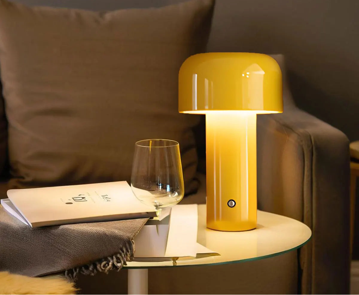 Lampe de table champignon