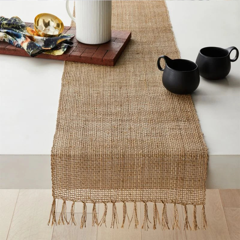 Chemin de table en jute naturel