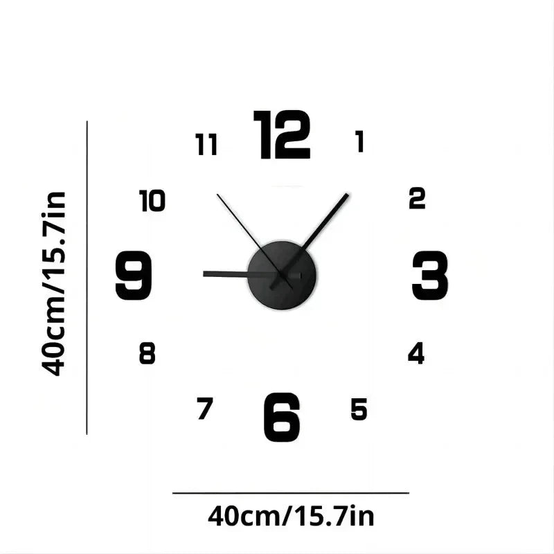 Horloge murale sans cadre