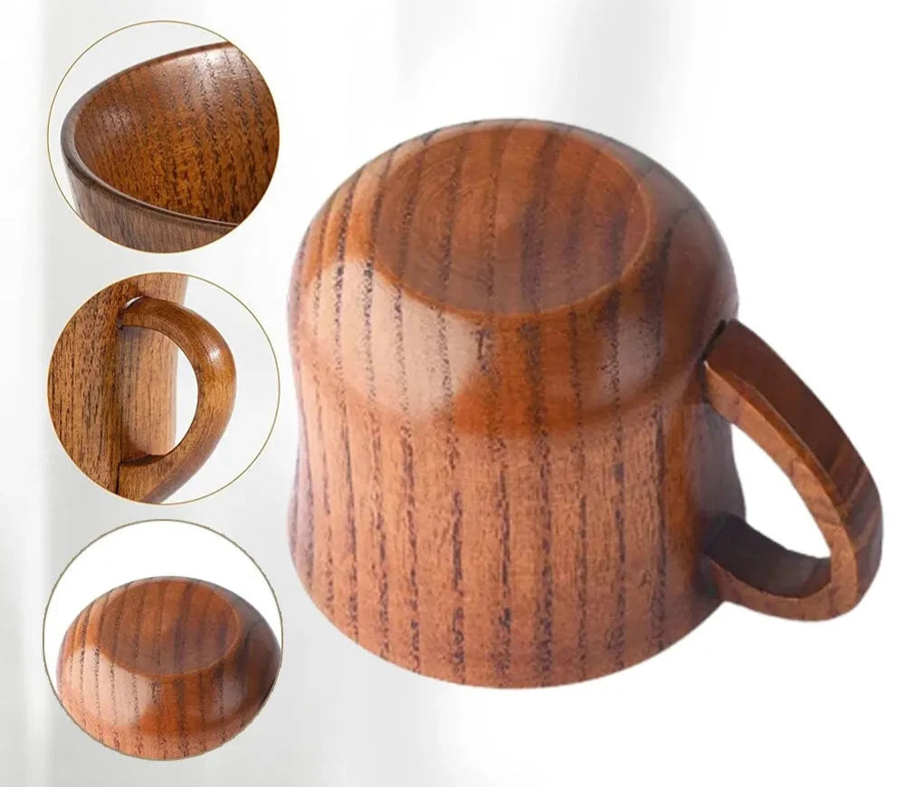 Tasse en bois massif