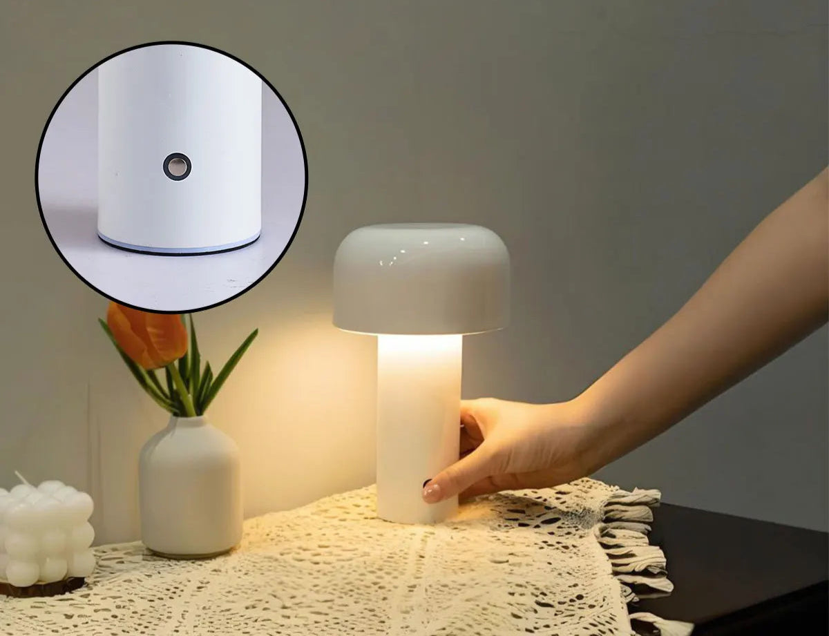 Lampe de table champignon