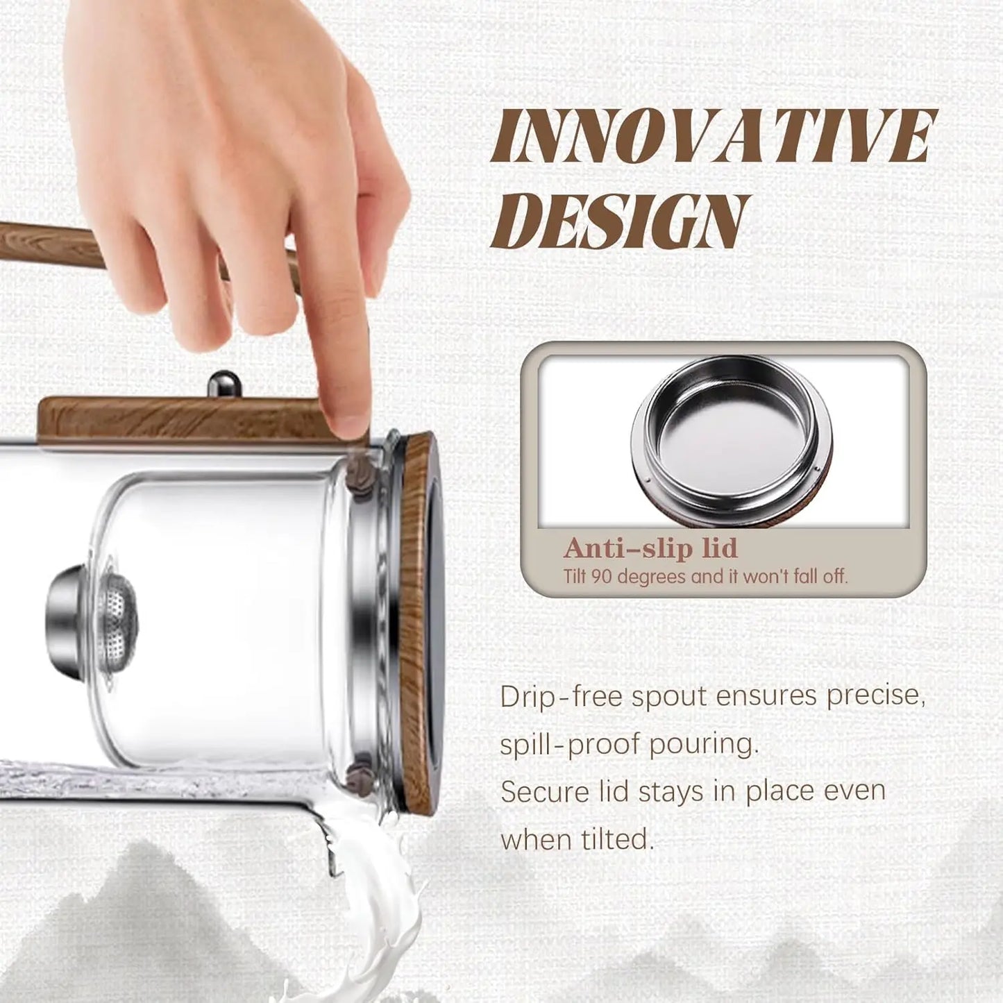 Théière en verre Enchanti