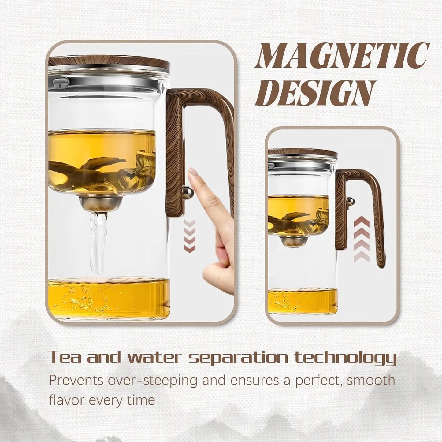 Théière en verre Enchanti