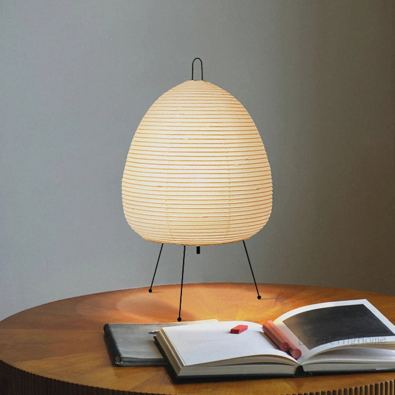 Lampe en papier de riz