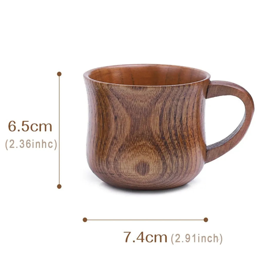 Tasse en bois massif