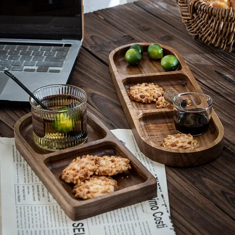 Plateau en bois d'acacia