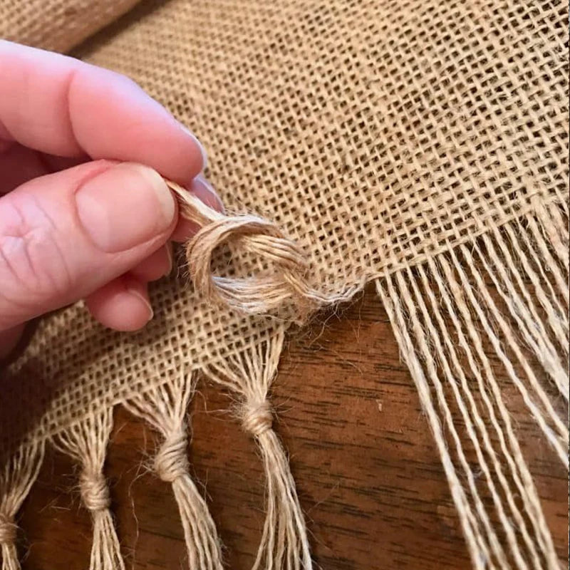 Chemin de table en jute naturel